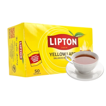 Herbata czarna Lipton YELLOW LABEL 50 torebek